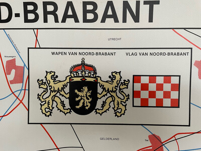 Kaart Noord Brabant
