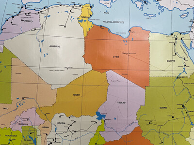 Kaart Afrika