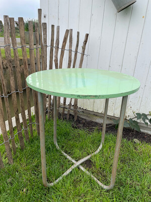 Vintage tafeltje rond