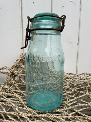 Weckpot blauw