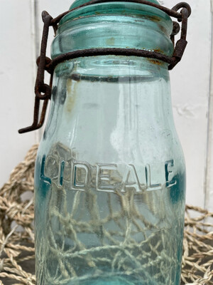 Weckpot blauw