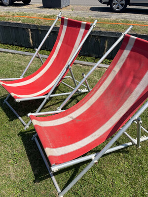 Vintage strandstoelen