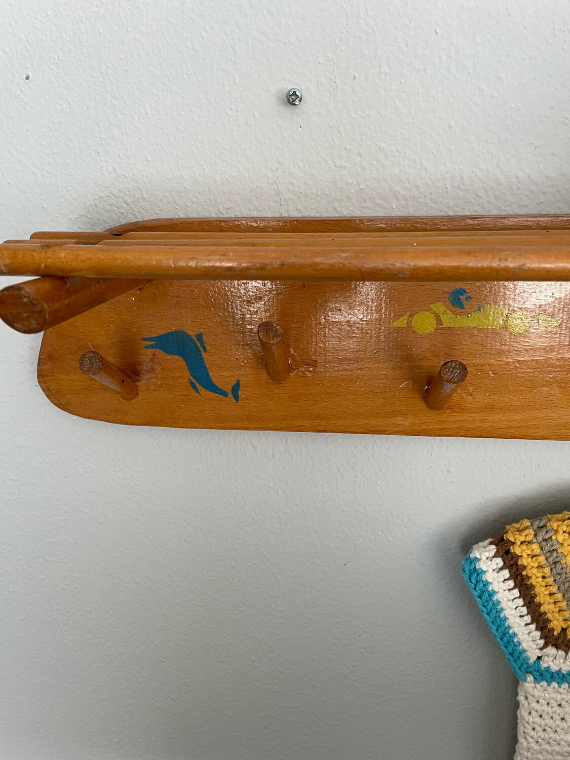 Vintage kinderkapstokje