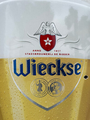 Emaille bord Wieckse