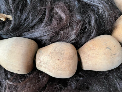 Oude houten drijvers