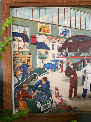 Vintage schoolposter