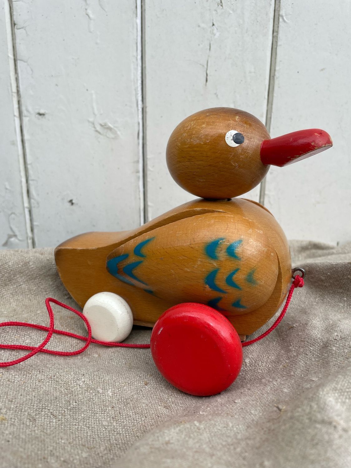 Houten trekeend
