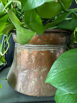 Koperen ketel/(bloem)pot