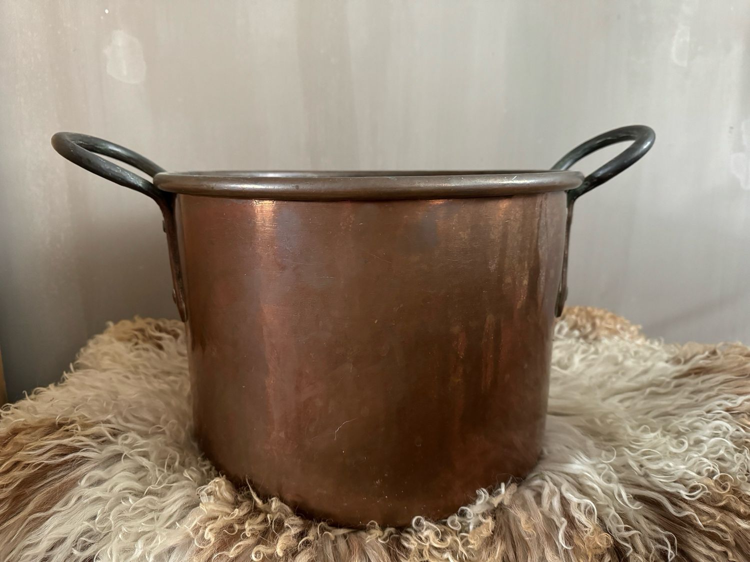 Koperen (planten)bak