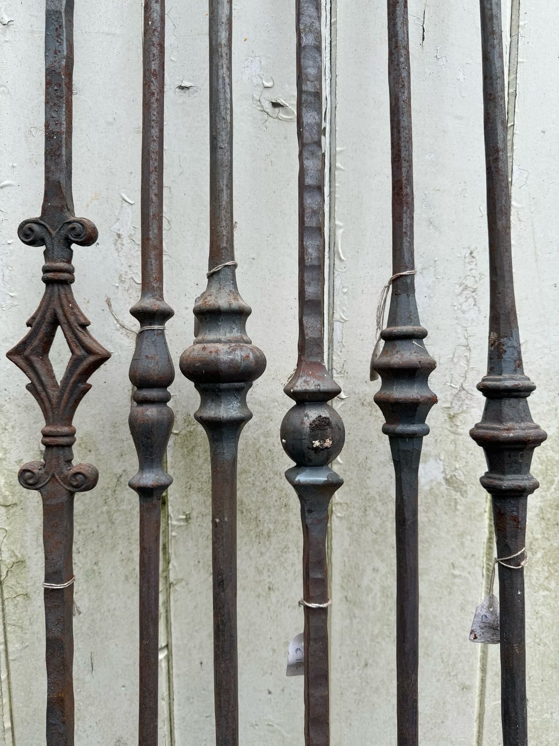 Stalen trapspijlen