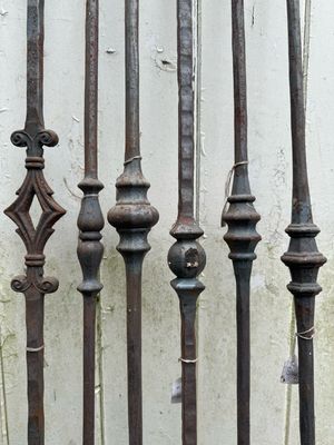 Stalen trapspijlen