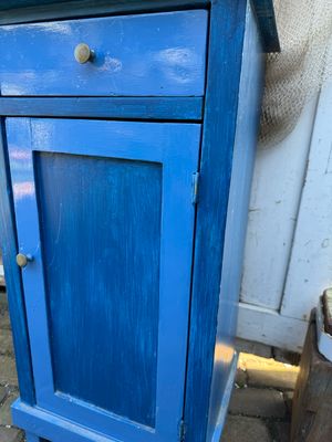 Nachtkastje blauw