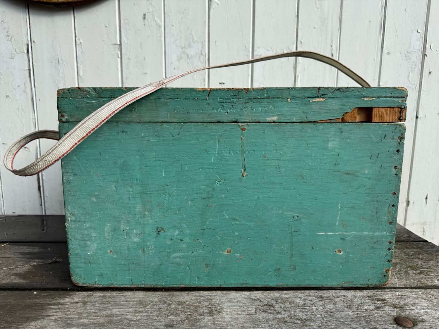 Houten kist met la