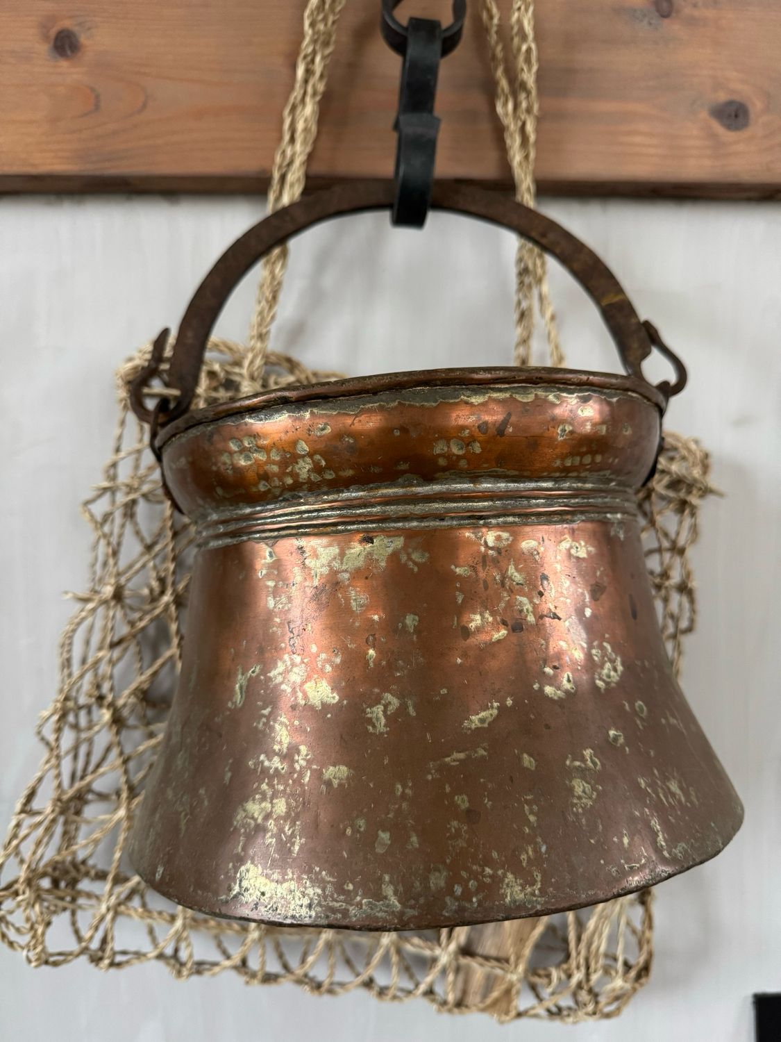 Koperen ketel/(bloem)pot