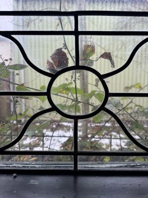 Glas in lood raampje
