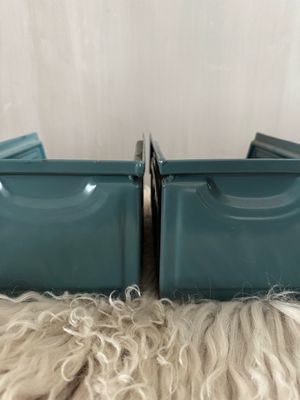 Magazijnbakjes petrolblauw