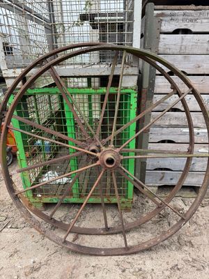Oude ijzeren wielen