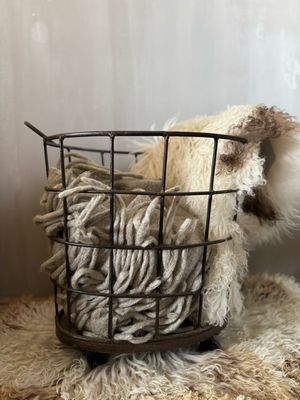 Metalen mand