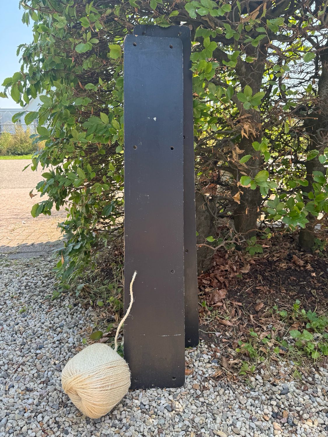 Zwarte planken