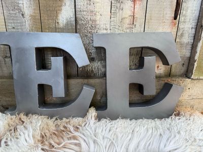 Metalen letters