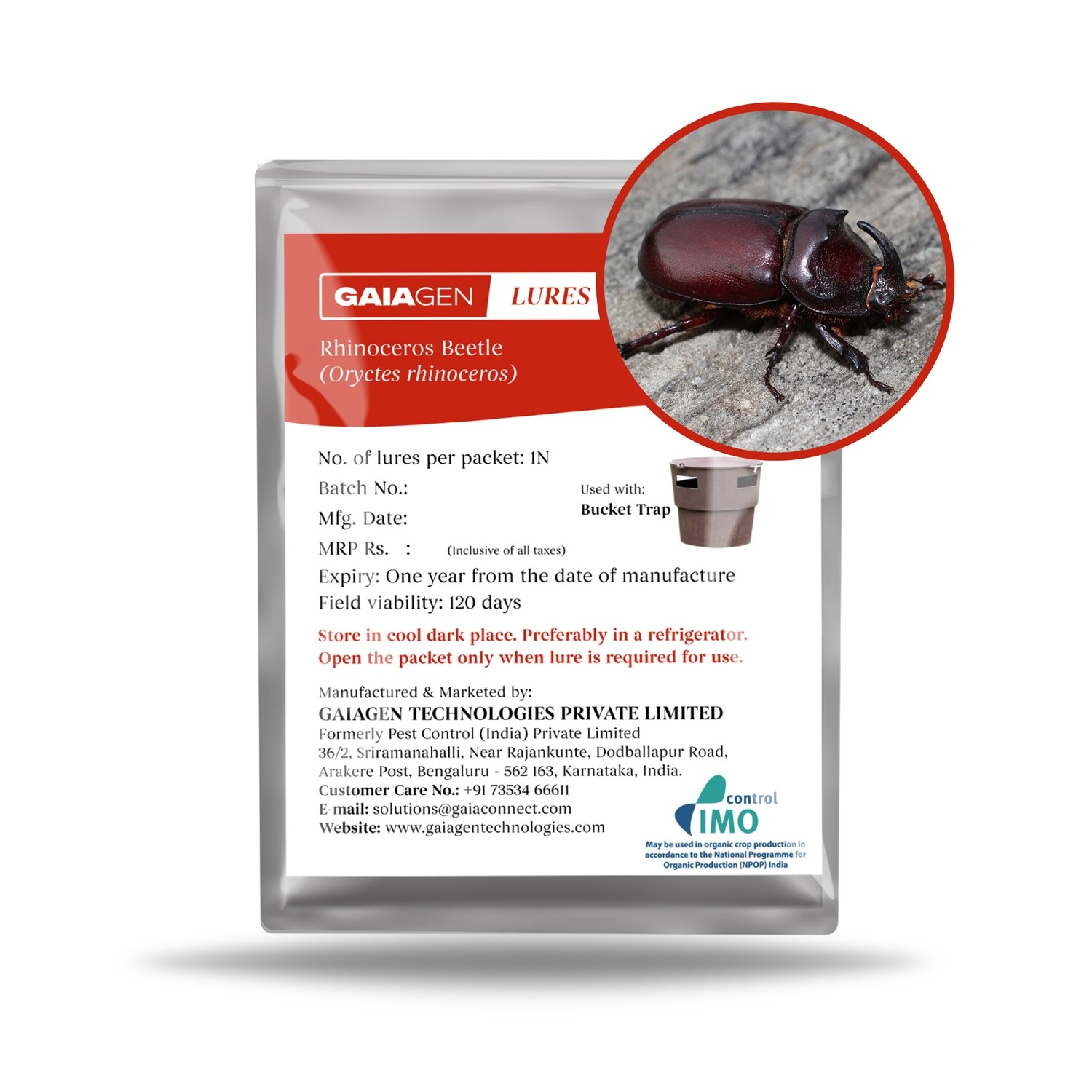 Rhinoceros Beetle Lure | Pack of 5
