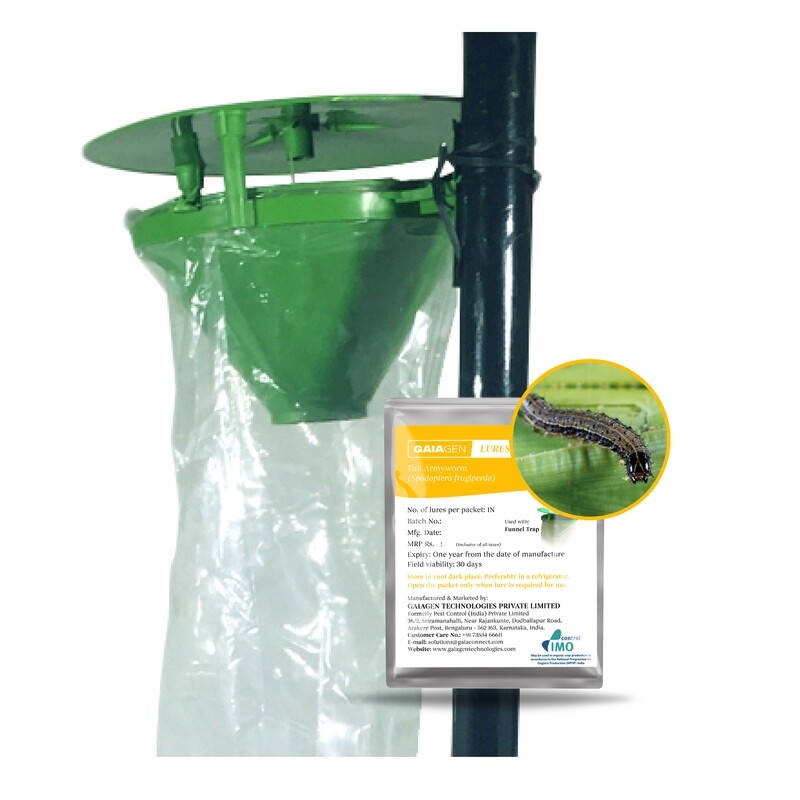 Fall Armyworm Lure Combo Pack - Fall Armyworm (Spodoptera frugiperada) Lures &amp; Funnel Traps(Fero-T®) | Pack of 10 each