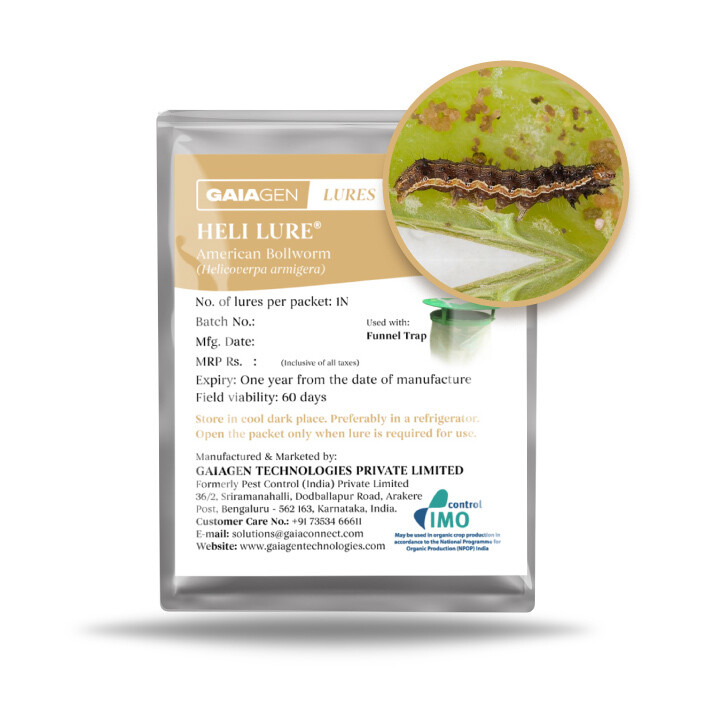 Heli Lure® Pheromone for American Bollworm (Helicoverpa armigera) | Pack of 10