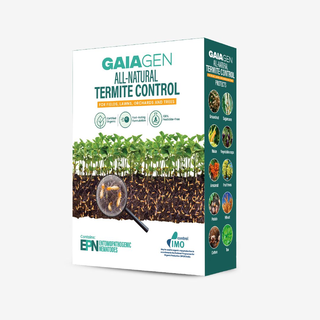 GAIAGEN All-Natural Termite Control | 1Kg | 100% Organic Solution for Termite Control in The Soil