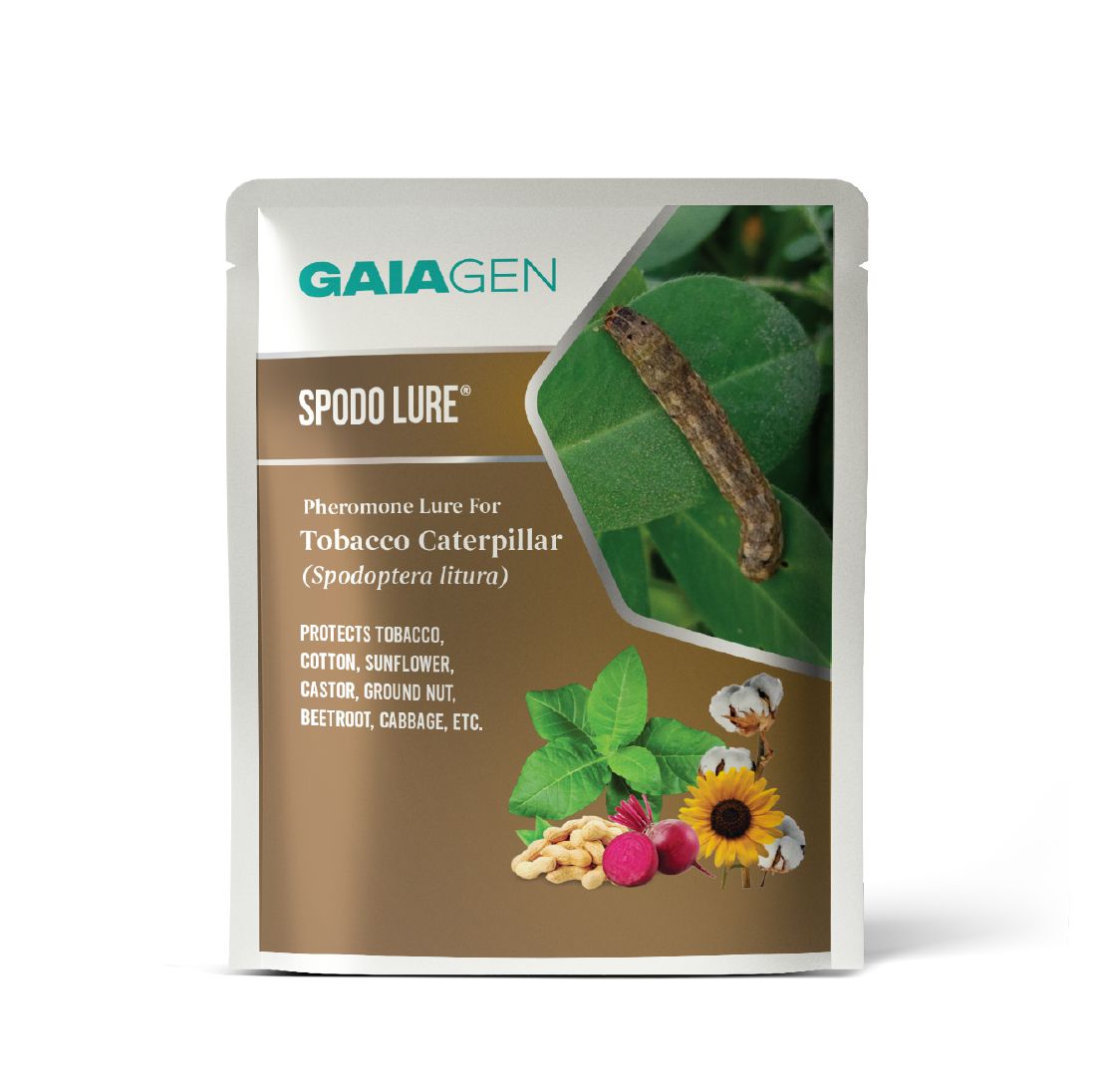 Spodo Lure® Pheromone for Tobacco Caterpillar (Spodoptera litura) | Pack of 10