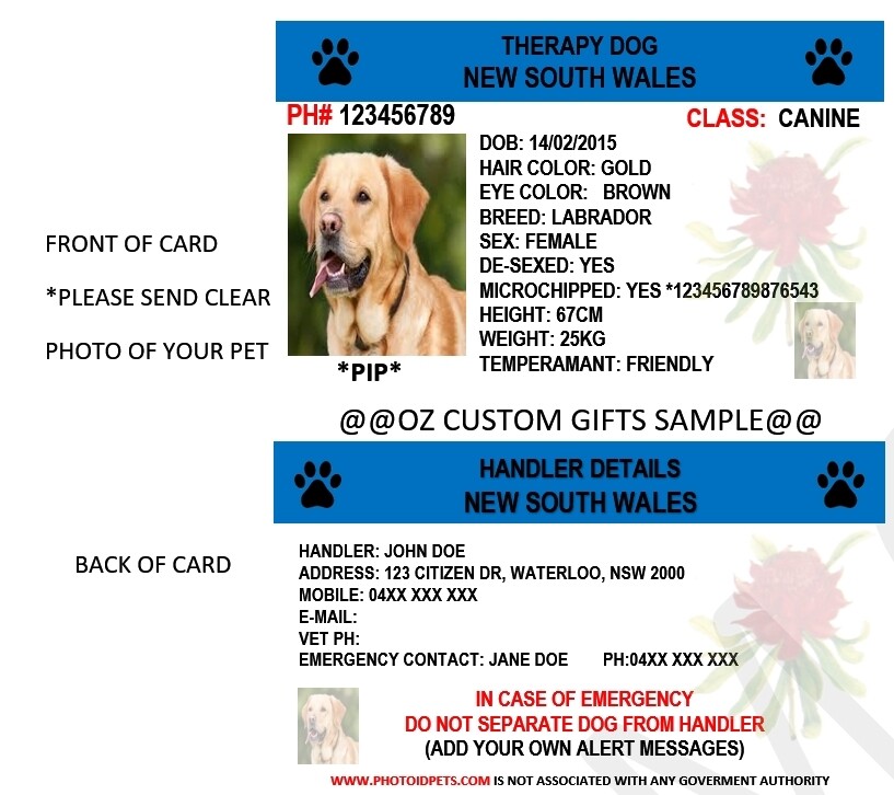 pet id license