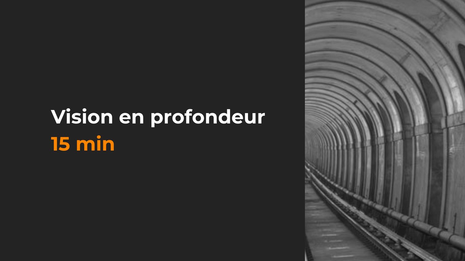 Vision en profondeur — 15 min
