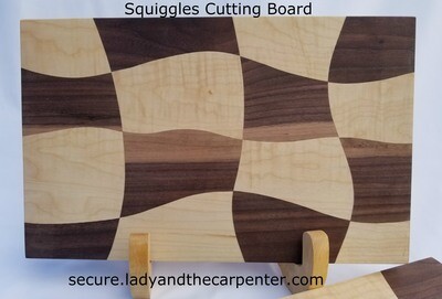 Cutting Board: Curved Line Designs