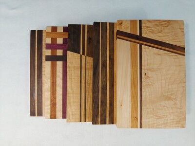 Cutting Board: Straight Line Designs