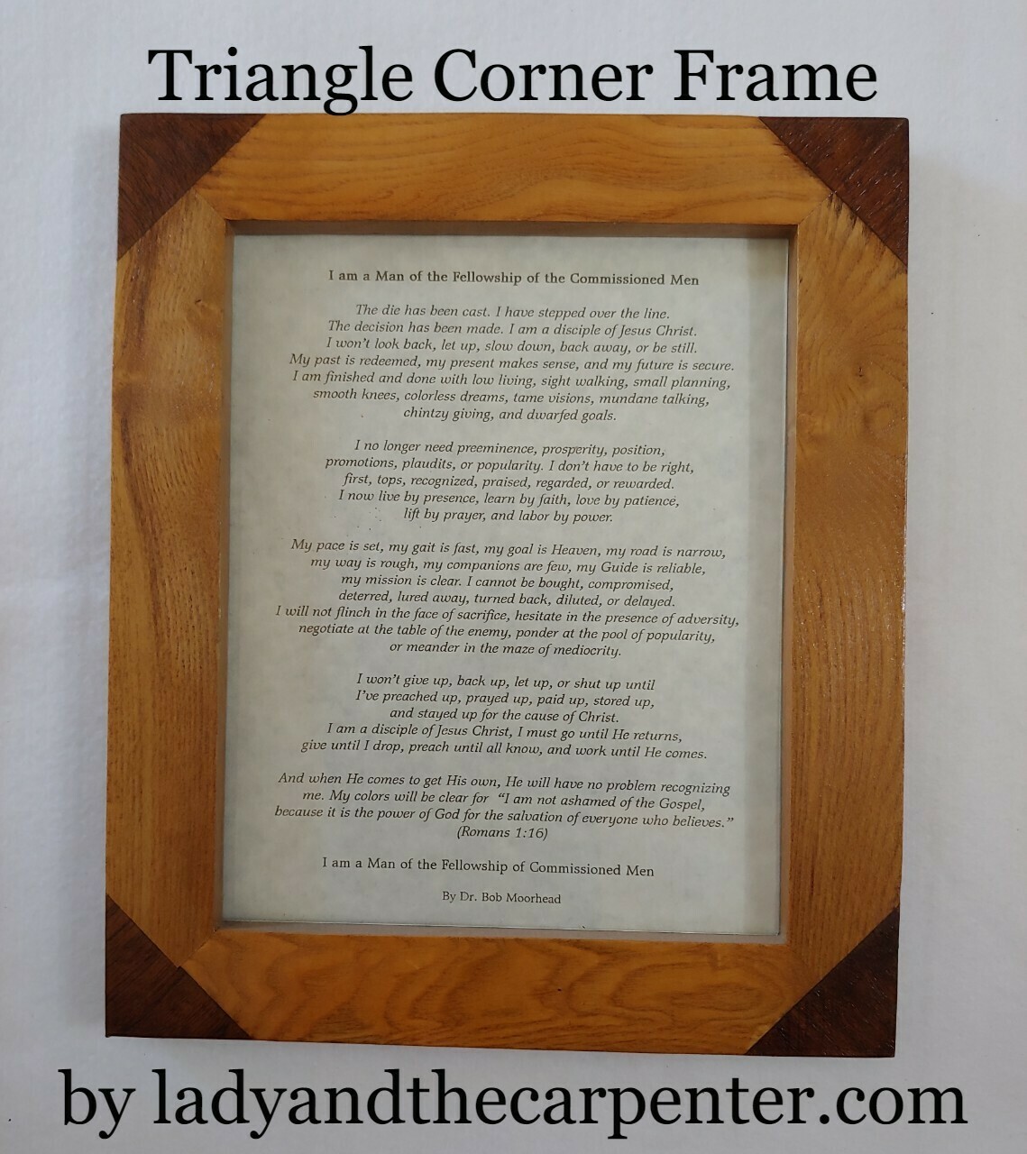 Triangle Corner Frame Triangle Corner Frame