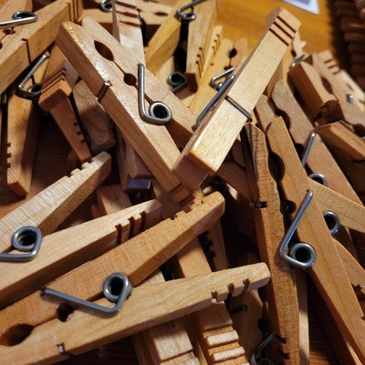 Kevin's Quality Clothespins™ Factory Seconds Set of Ten