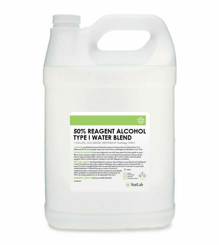 Reagent Alcohol 50% 1 Gallon
