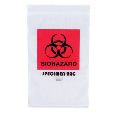 Biohazard Specimen Bags