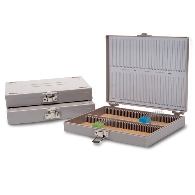 Plastic Microscope Slide Storage Box