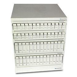 Avantik Metal Slide Storage Cabinet - Stackable