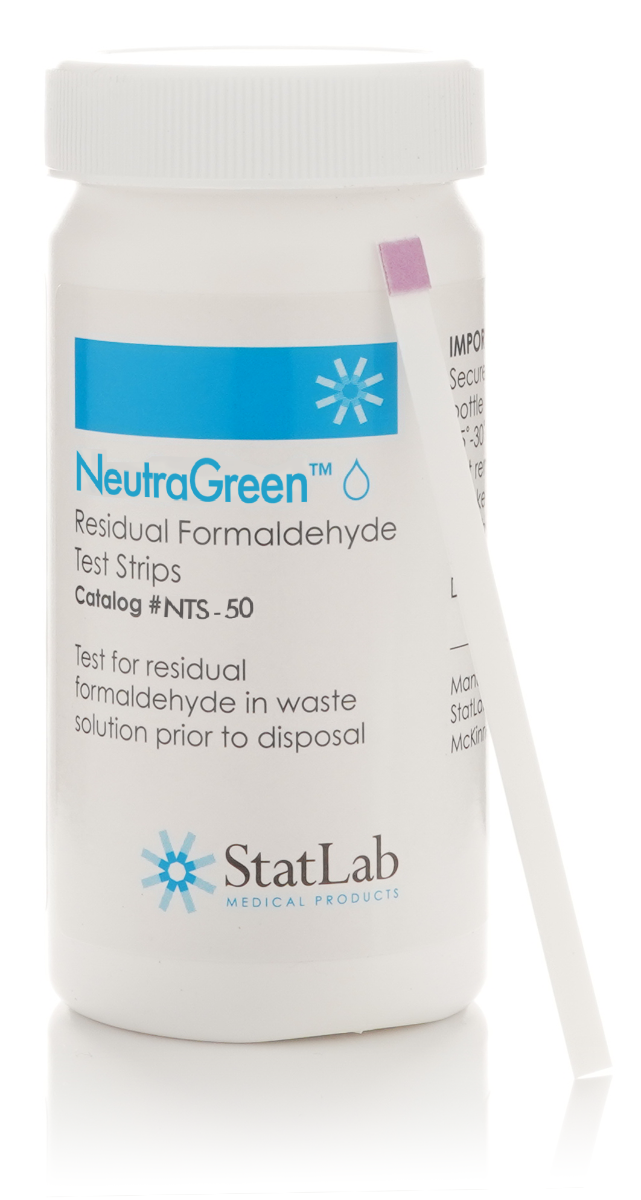 NeutraGreen Aldehyde Test Strips, 50 pack