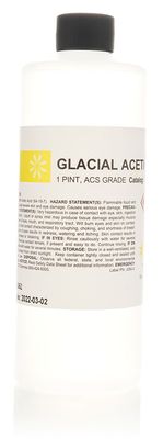 Glacial Acetic Acid, 16 oz