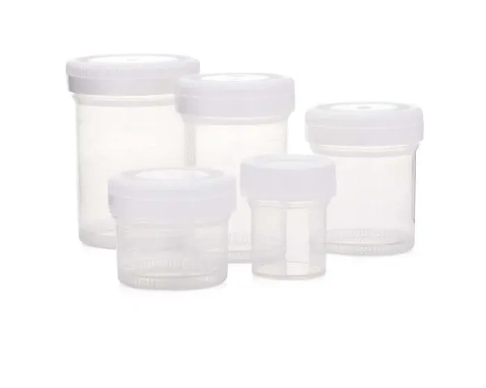 Screw Top Specimen Containers w/Lid