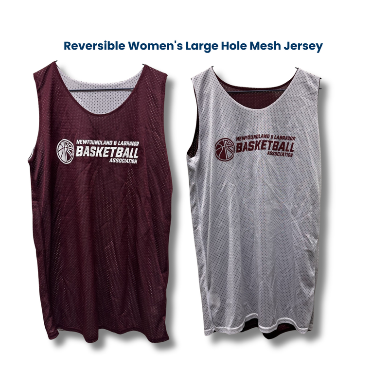 Women's Large Hole Mesh Reversible Jersey