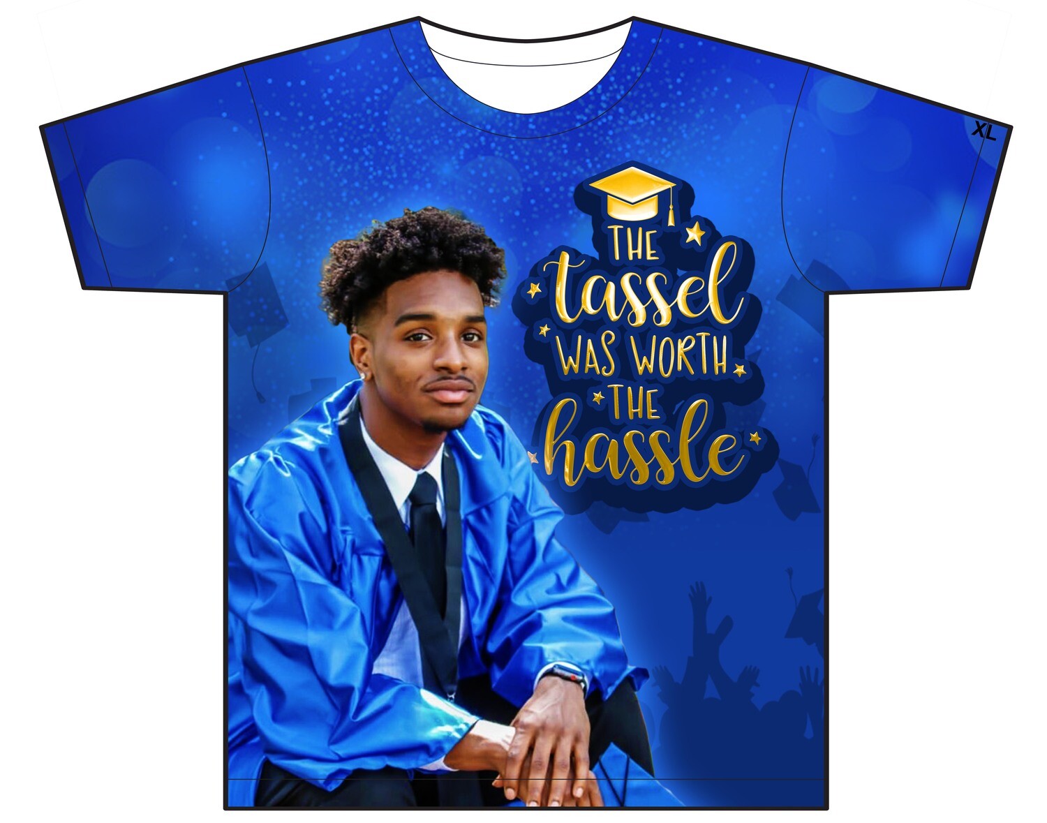 3D All-Over Graduation Shirt