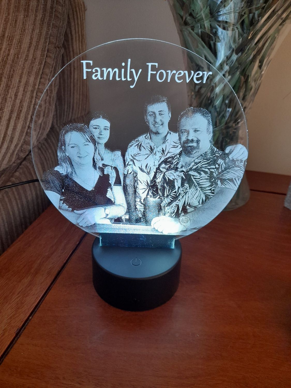 Photo Engraved Night Light Photo Engraved Night Light