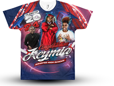 3D All-Over Graduation Shirt