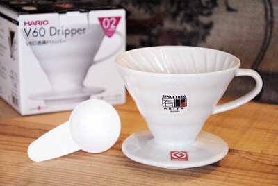 Hario V60 Filterhalter Keramik weiß Hario V60 Filterhalter Keramik weiß