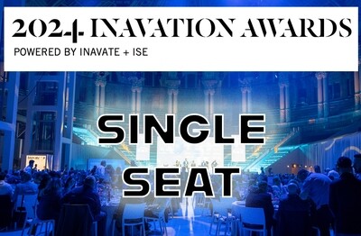 Inavation Awards 2024 (Early Bird Seat Rate £385 +VAT Where Applicable)