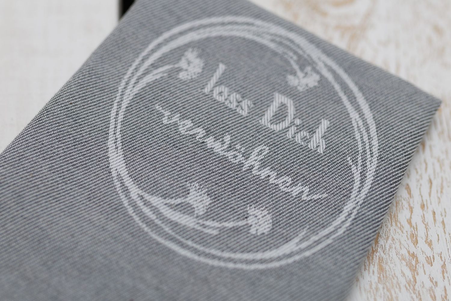 Serviette "Verwöhnen" (6 Stück - dunkel)
