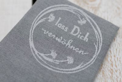 Serviette "Verwöhnen" (6 Stück - dunkel)